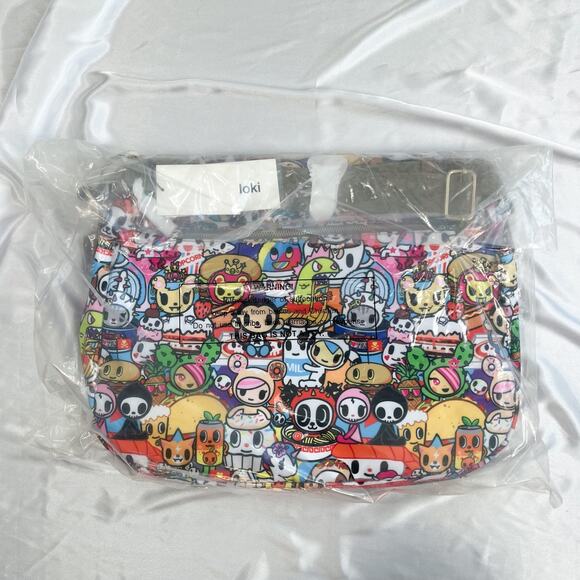 Tokidoki Food Buffet Messenger Ipad Bag Purse Vintage Rare Adios 2015 New - Picture 13 of 13